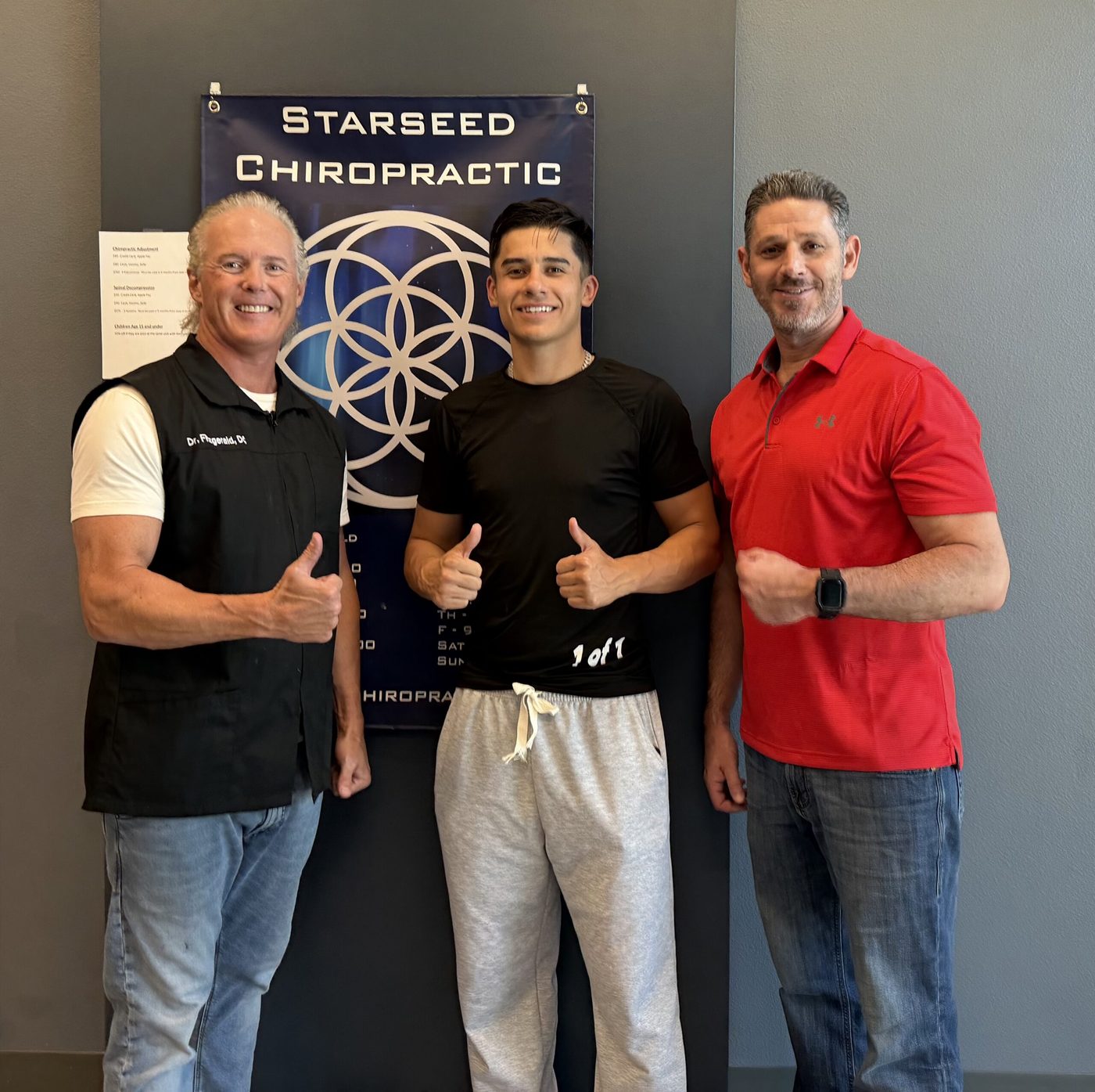 Dr. Fitzgerald with Albert Ochoa