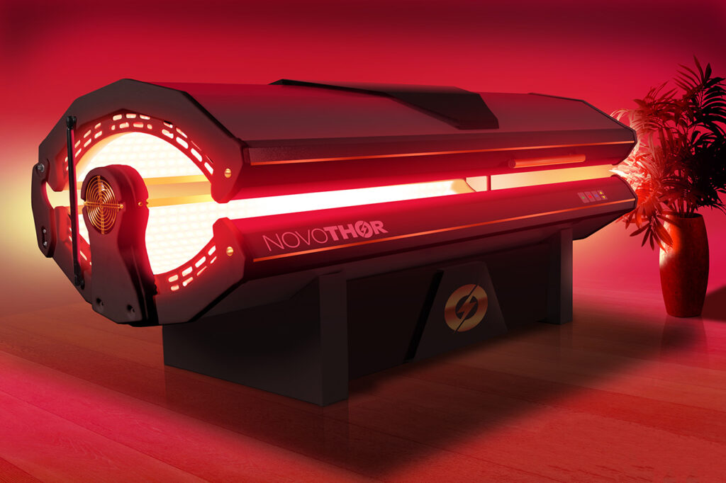 NovoTHOR red light therapy room