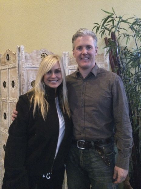 Dr. Fitzgerald with Catherine Hickland