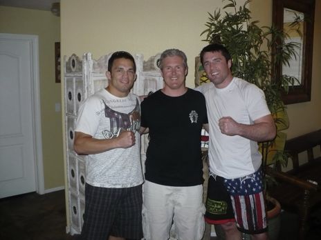 Dr. Fitzgerald with Jake Ellenberger & Chael Sonnen