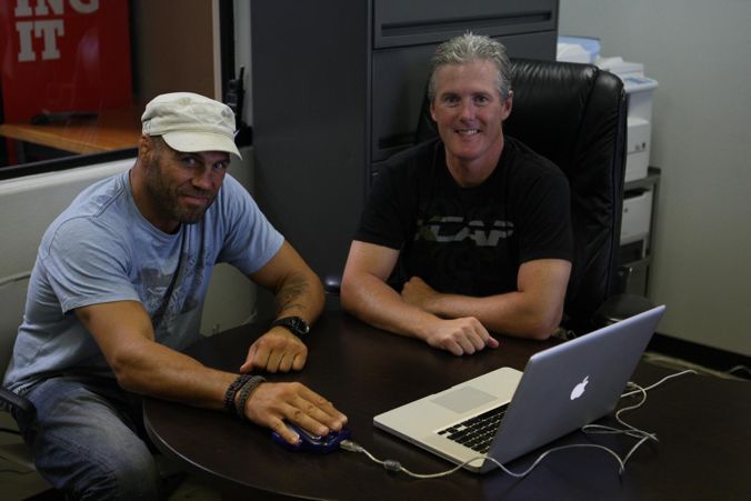Dr. Fitzgerald with Randy Couture